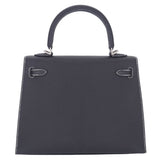 Herm�s 25cm Kelly Sellier HSS Black Ch√®vre Leather Brushed Gold Hardware