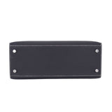 Herm�s 25cm Kelly Sellier HSS Black Ch√®vre Leather Brushed Gold Hardware