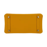 Herm√®s 30cm Birkin Ambre Togo Leather Palladium Hardware