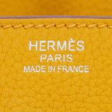 Herm√®s 30cm Birkin Ambre Togo Leather Palladium Hardware