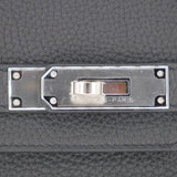 Herm�s 30cm Birkin Black Togo Leather Palladium Hardware