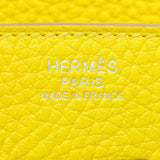 Herm�s 30cm Birkin Lime Clemence Leather Palladium Hardware