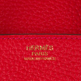Herm�s 30cm Birkin Rouge Tomate Togo Leather Gold Hardware