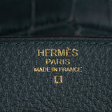 Herm�s 30cm Birkin Touch Vert Cypress Togo Leather Gold Hardware
