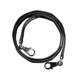 Hermès 32cm Kelly Black Shiny Niloticus Palladium Hardware