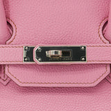 Hermès 35cm Birkin Bubblegum Clemence Palladium Hardware