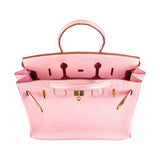 Herm√®s 35cm Birkin Bubblegum Matte Alligator GHW