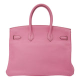 Herm�s 35cm Birkin Bubblegum Togo Leather Palladium Hardware