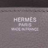 Herm�s 35cm Birkin Gris Etain Togo Leather Palladium Hardware