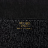 Herm�s Cinhetic Black Box Calf Leather PHW