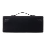 Herm�s Kelly Cut Black Box Calf Leather So Black Hardware