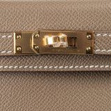 Hermès Kelly Mini II Etoupe Epsom Leather Gold Hardware