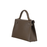 Hermès Kelly Mini II Etoupe Epsom Leather Gold Hardware