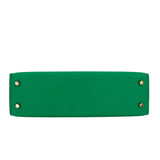 Herm�s Kelly Mini II HSS Menthe/Mauve Pale Ch√®vre Leather Permabrass Hardware