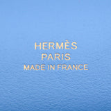 Herm�s Kelly Pochette Bleu Celeste Swift Leather GHW