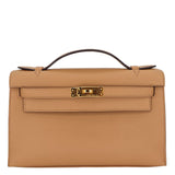 Herm�s Kelly Pochette Chai Swift Leather GHW