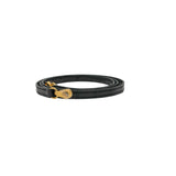 Hermès Mini Kelly II Black Shiny Crocodile Gold Hardware