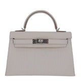 Herm�s Mini Kelly II Nata Boreal Matte Alligator PHW